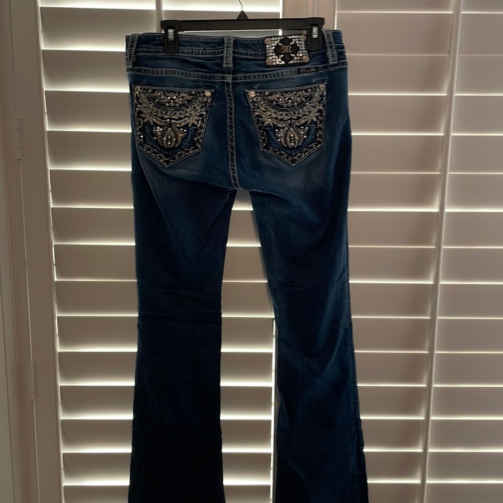 Miss Me jeans, mid-rise, boot cut, Size 30